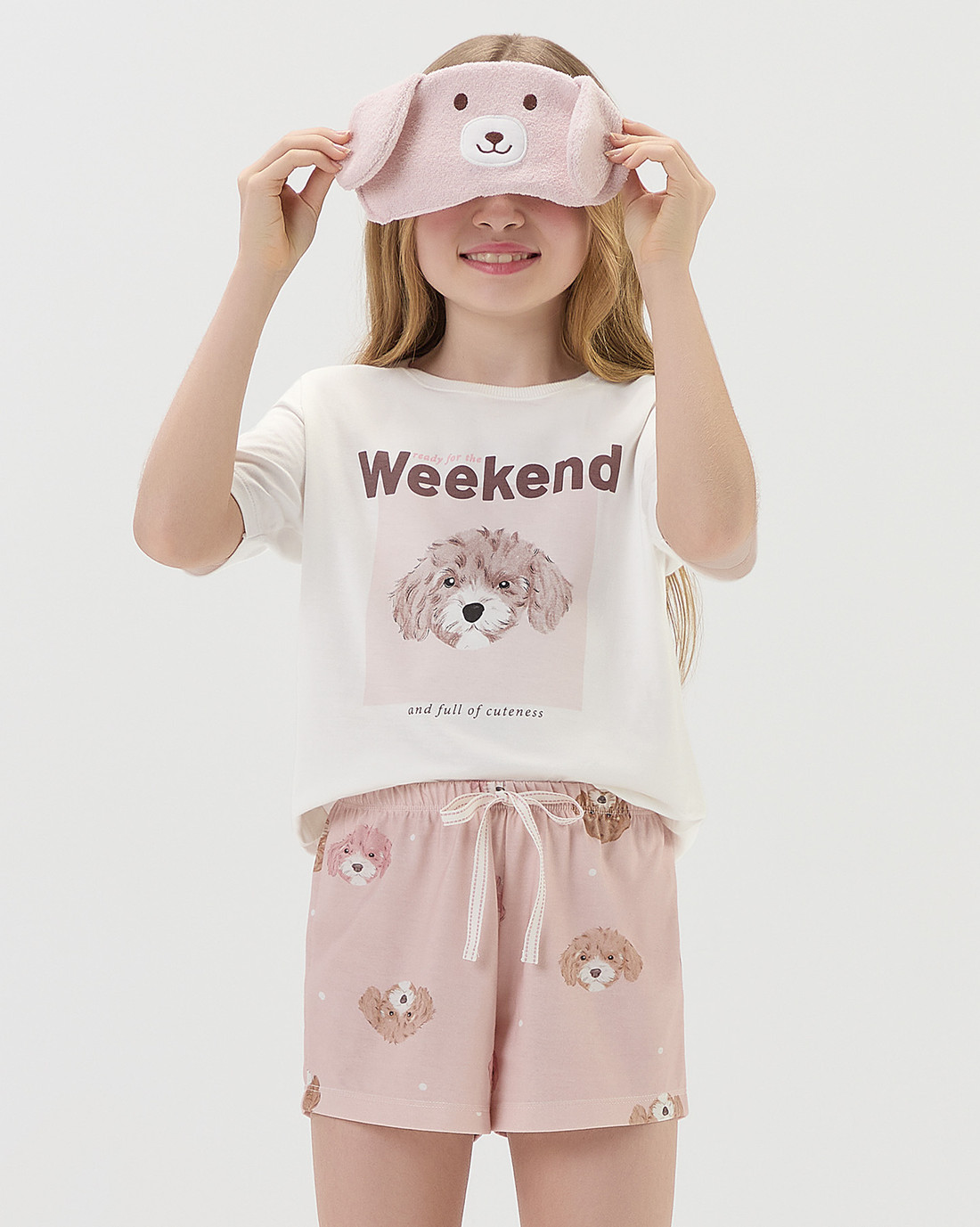 Pijama Feminino Manga Curta com Shorts