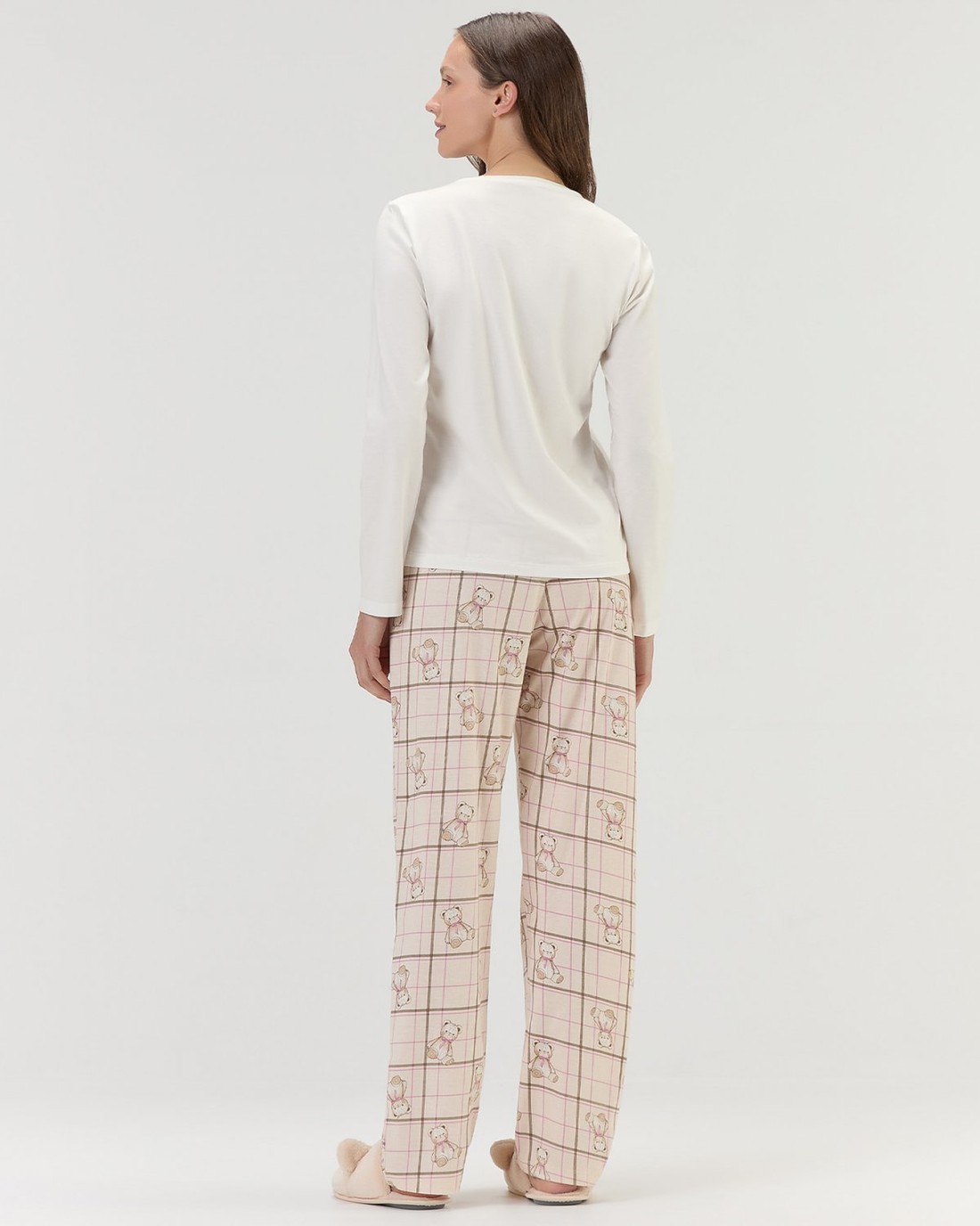 Pijama Feminino Manga Longa Com Calça Pijama Feminino Manga Longa Com Calça