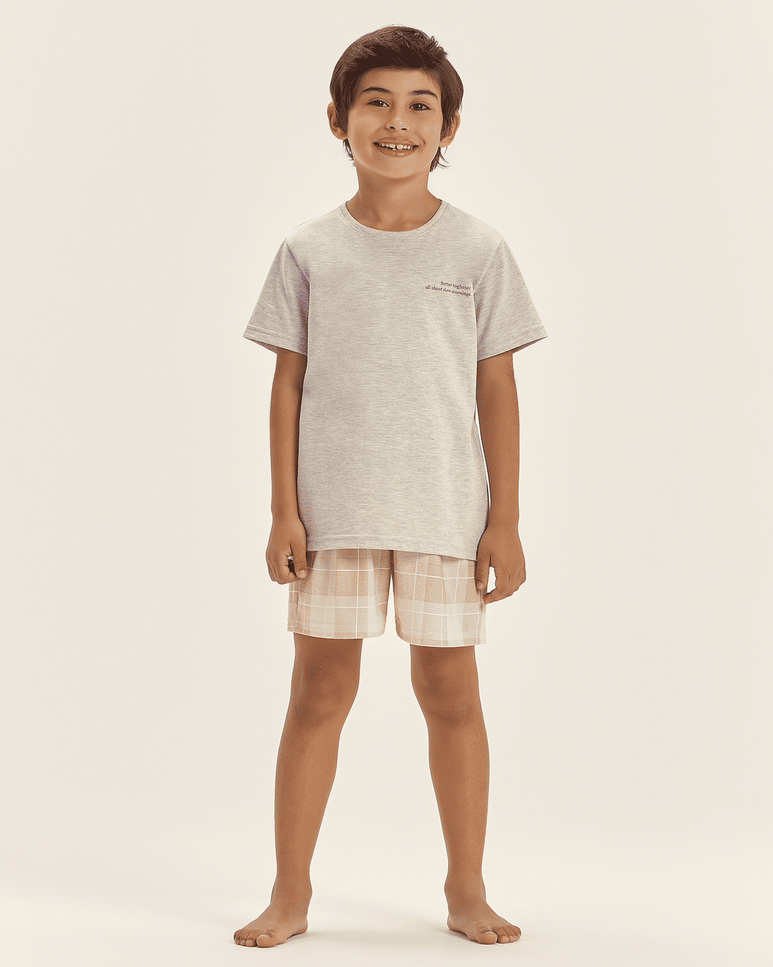 Pijama Masculino Infantil Manga Curta Com Bermuda Pijama Masculino Infantil Manga Curta Com Bermuda