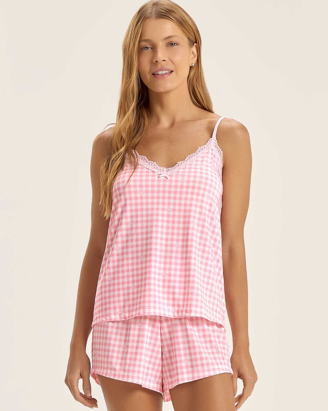 Pijama Feminino Alça Com Shorts Pijama Feminino Alça Com Shorts