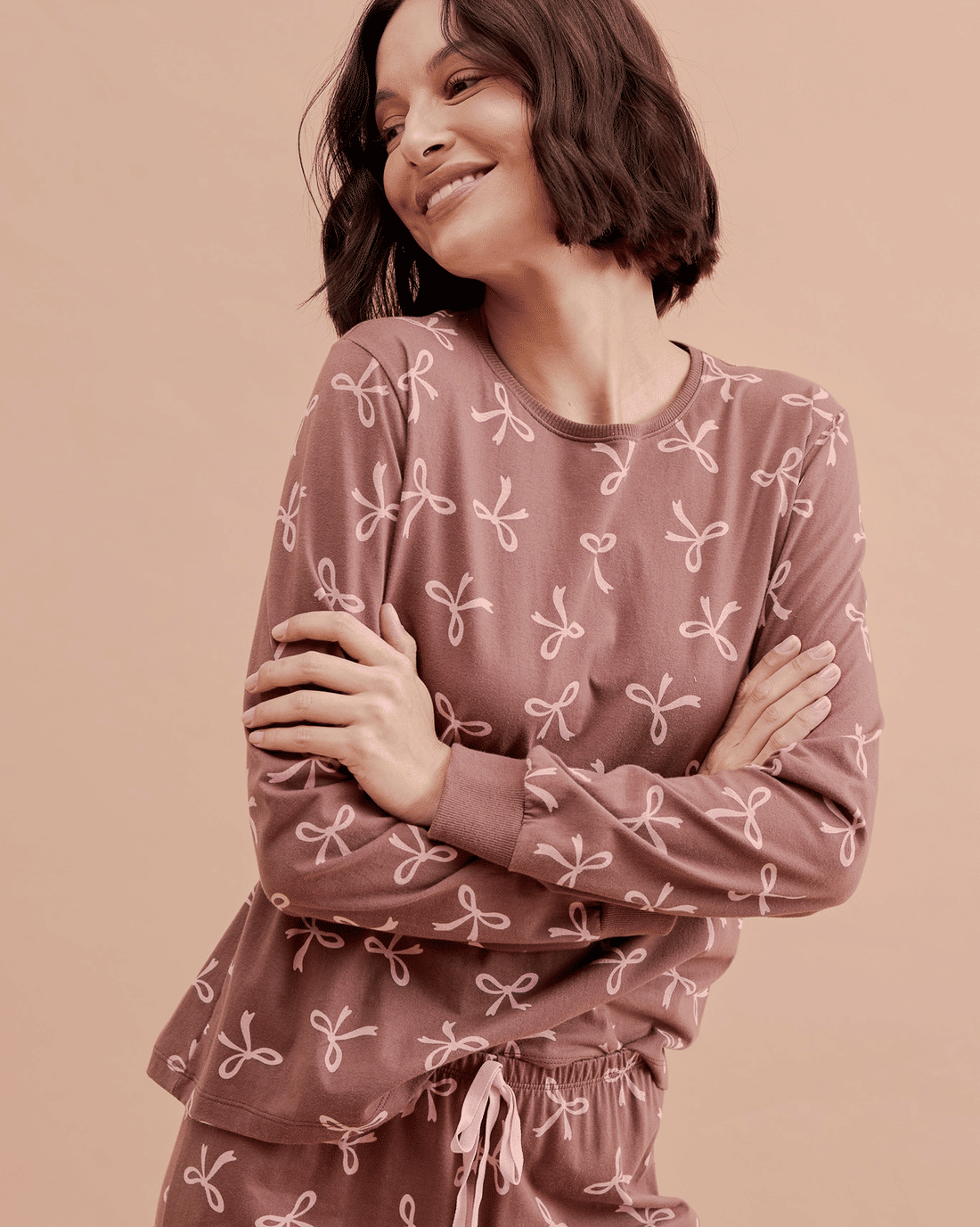 Pijama Feminino Manga Longa Com Calça Pijama Feminino Manga Longa Com Calça