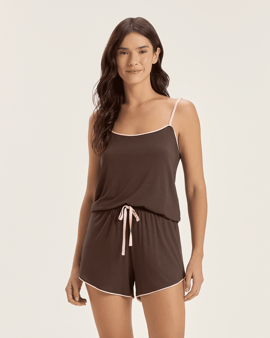 Pijama Feminino Alça Com Shorts