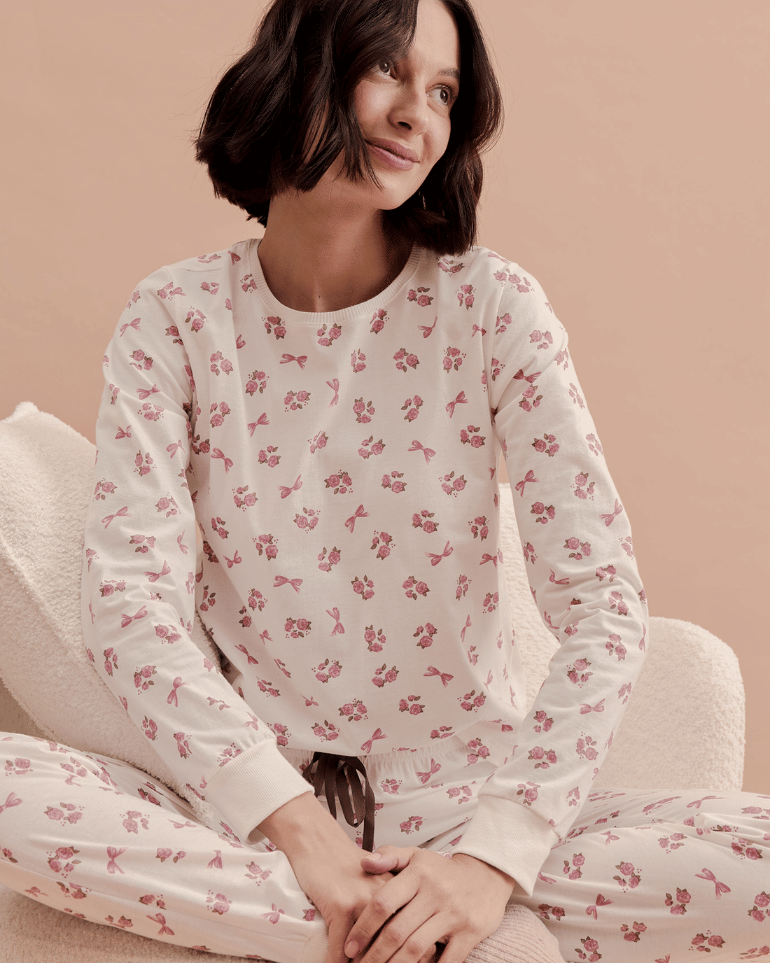 Pijama Feminino Manga Longa Com Calça Pijama Feminino Manga Longa Com Calça