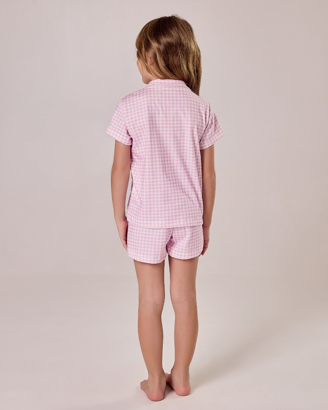 Pijama Feminino Infantil Manga Curta  Americano Com Shorts