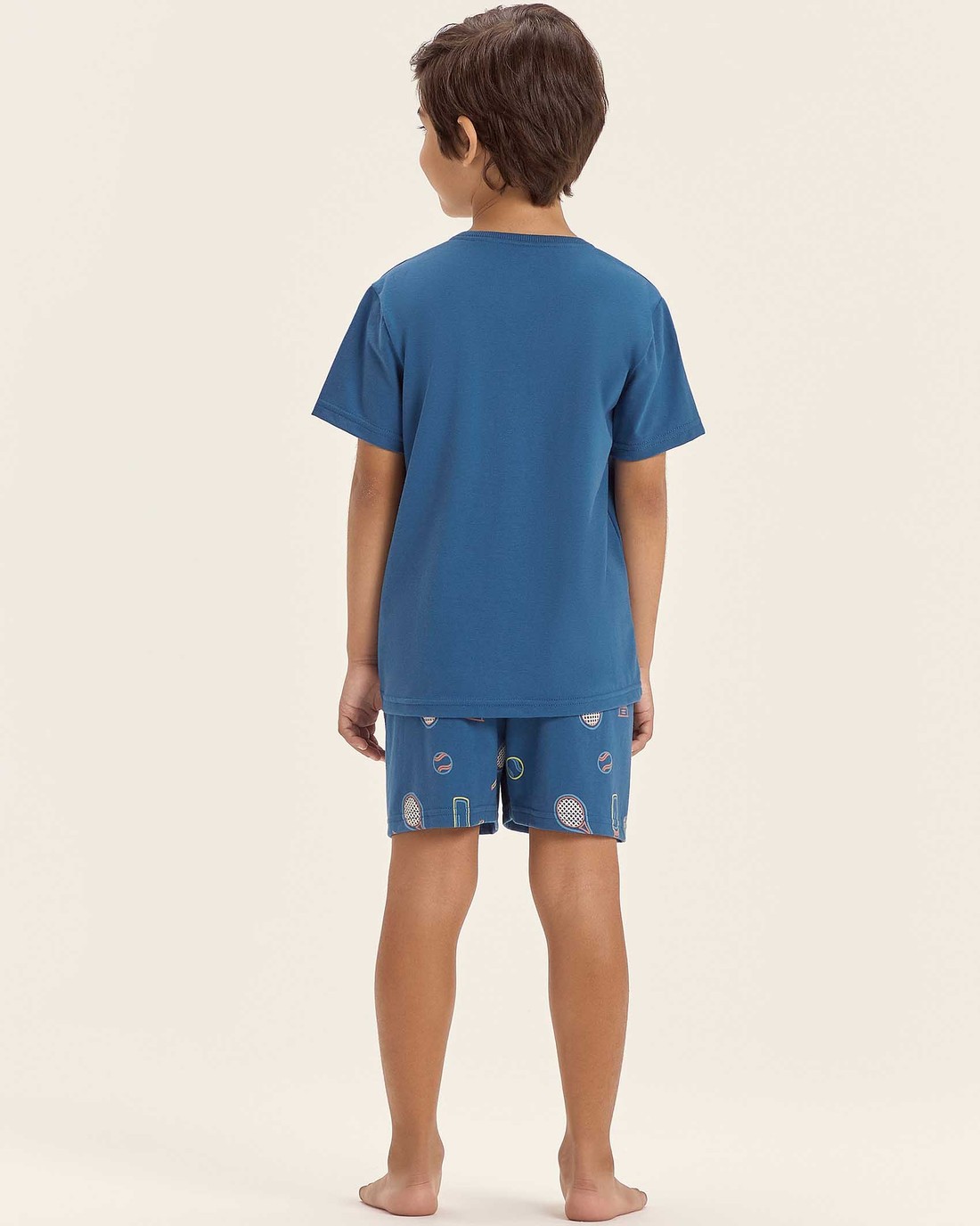 Pijama Masculino Infantil Manga Curta Com Bermuda Pijama Masculino Infantil Manga Curta Com Bermuda