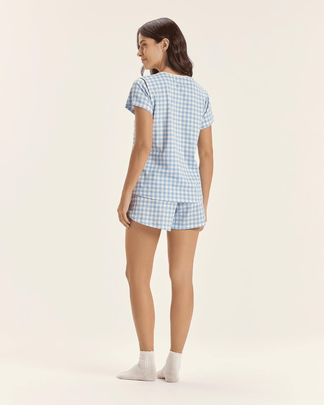 Pijama Feminino Manga Curta Com Shorts Pijama Feminino Manga Curta Com Shorts