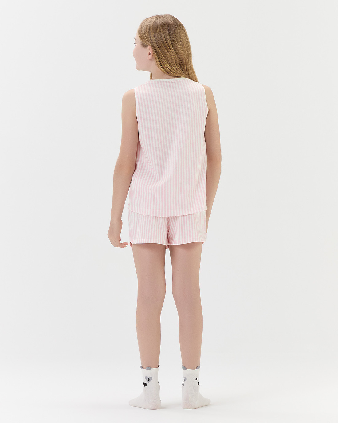 Pijama Infantil Feminino Regata Com Shorts