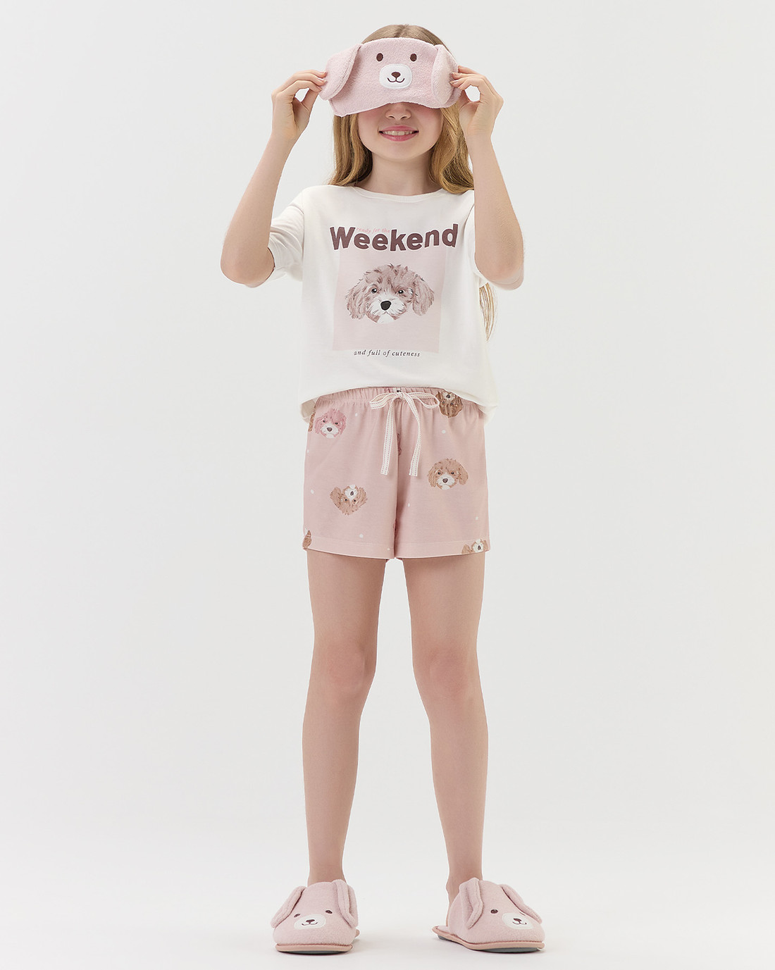 Pijama Feminino Manga Curta com Shorts