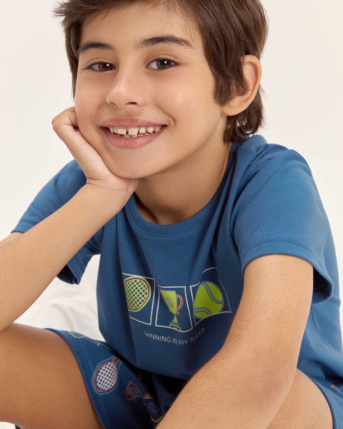 Pijama Masculino Infantil Manga Curta Com Bermuda Pijama Masculino Infantil Manga Curta Com Bermuda