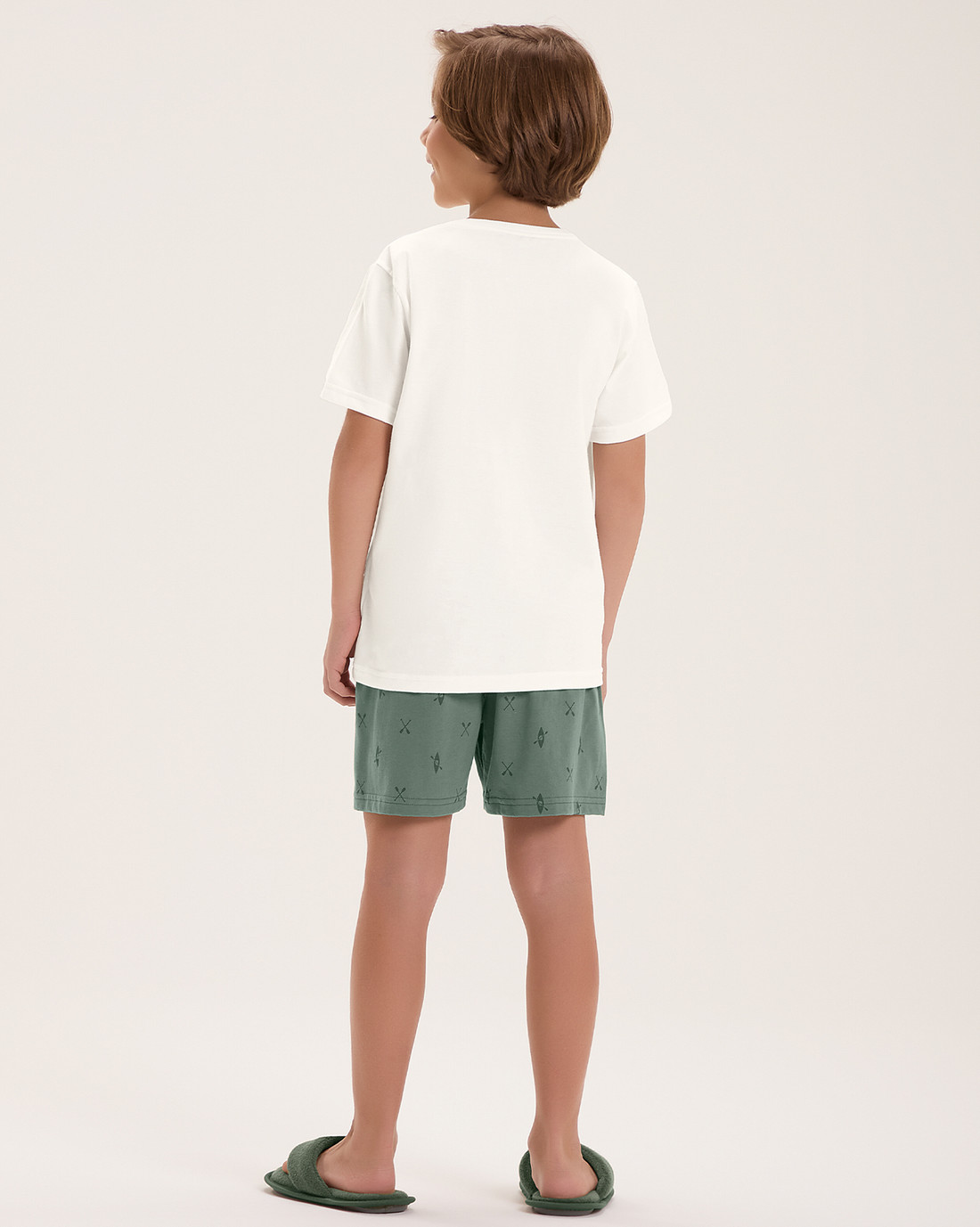 Pijama Masculino Infantil Manga Curta Com Bermuda Pijama Masculino Infantil Manga Curta Com Bermuda
