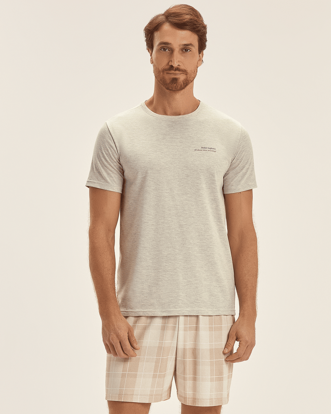 Pijama Masculino Manga Curta Com Bermuda Pijama Masculino Manga Curta Com Bermuda