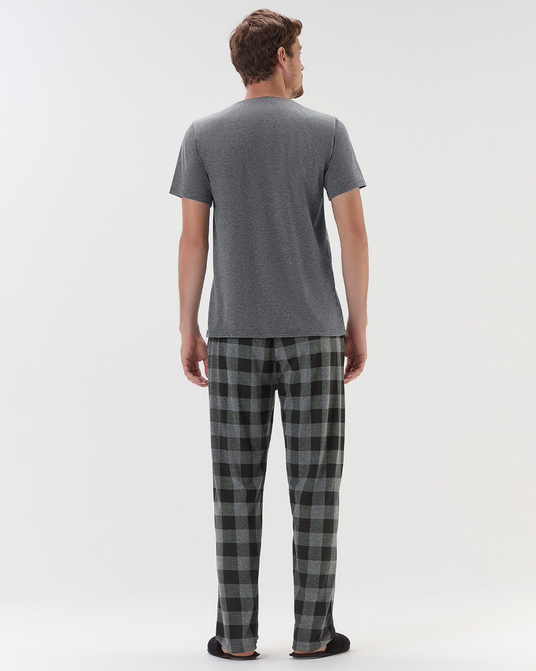 Pijama Masculino Manga Curta Com Calça Pijama Masculino Manga Curta Com Calça