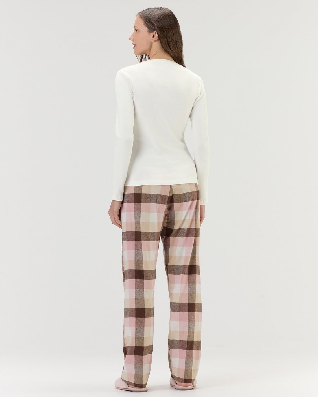 Pijama Feminino Manga Longa Com Calça Pijama Feminino Manga Longa Com Calça