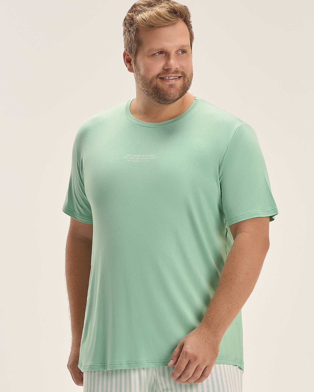 Pijama Masculino Plus Size Manga Curta Com Bermuda Pijama Masculino Plus Size Manga Curta Com Bermuda