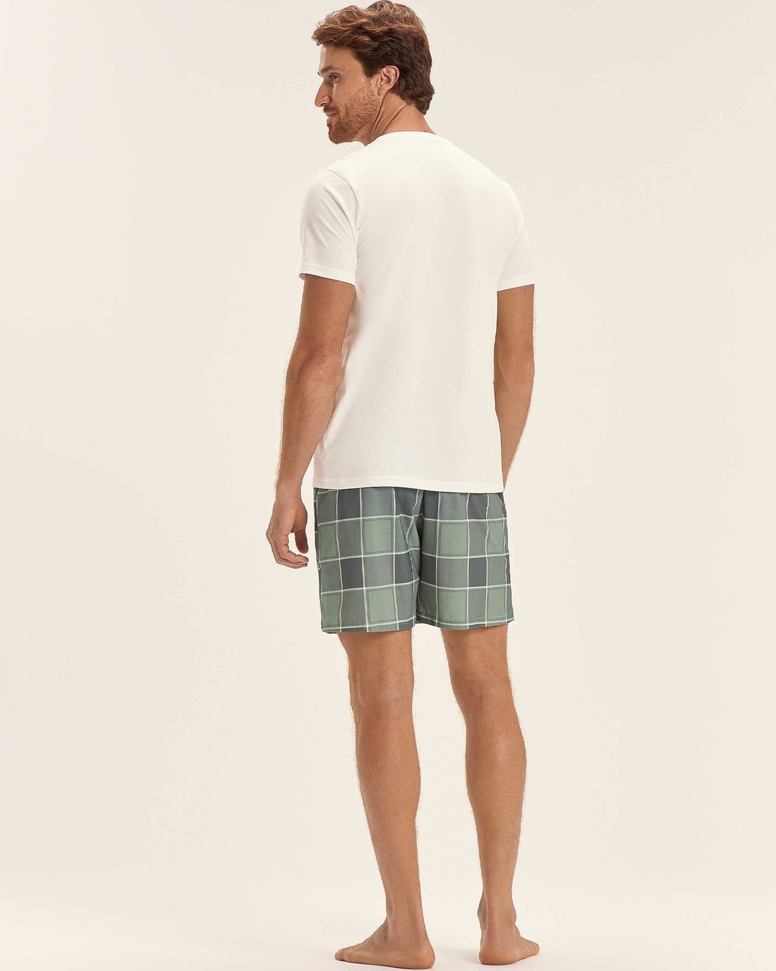 Pijama Masculino Manga Curta Com Bermuda Pijama Masculino Manga Curta Com Bermuda