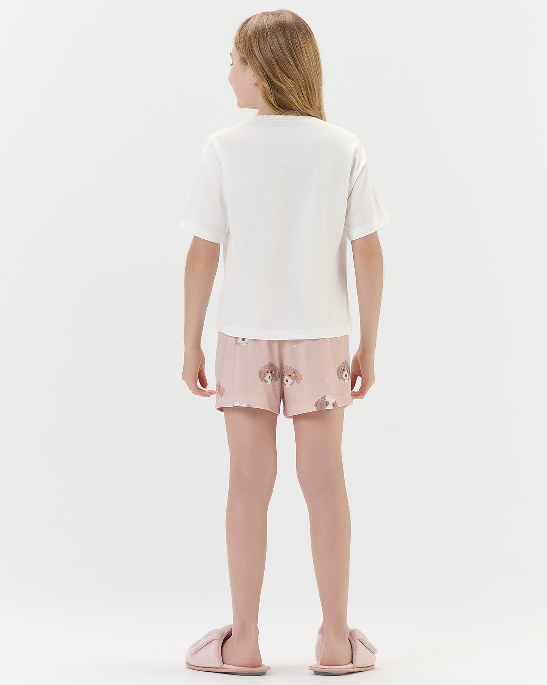 Pijama Feminino Manga Curta com Shorts