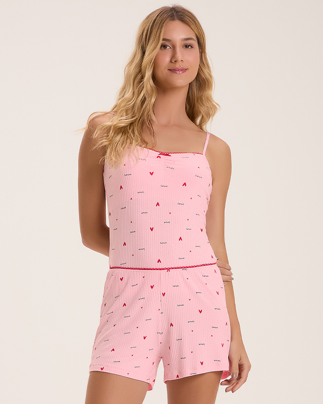 Pijama Feminino Alça Com Shorts Pijama Feminino Alça Com Shorts