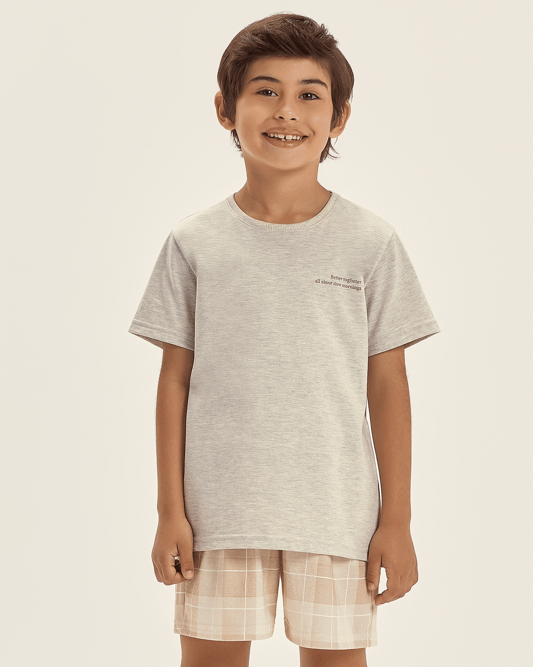 Pijama Masculino Infantil Manga Curta Com Bermuda Pijama Masculino Infantil Manga Curta Com Bermuda