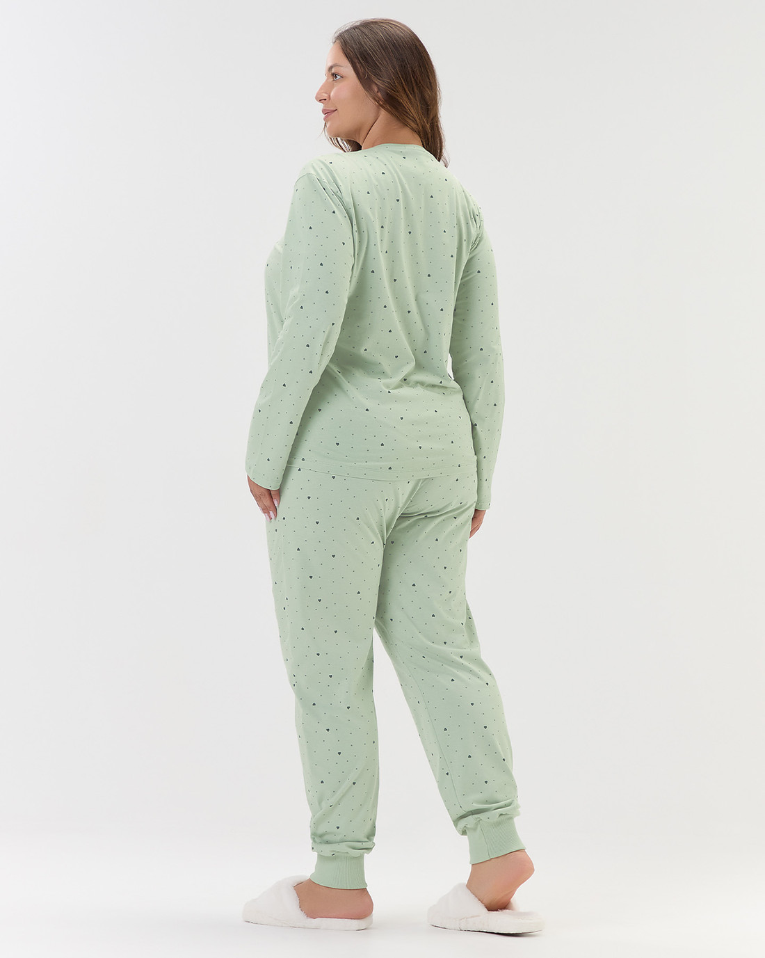 Pijama Feminino Manga Curta Com Shorts Plus Size