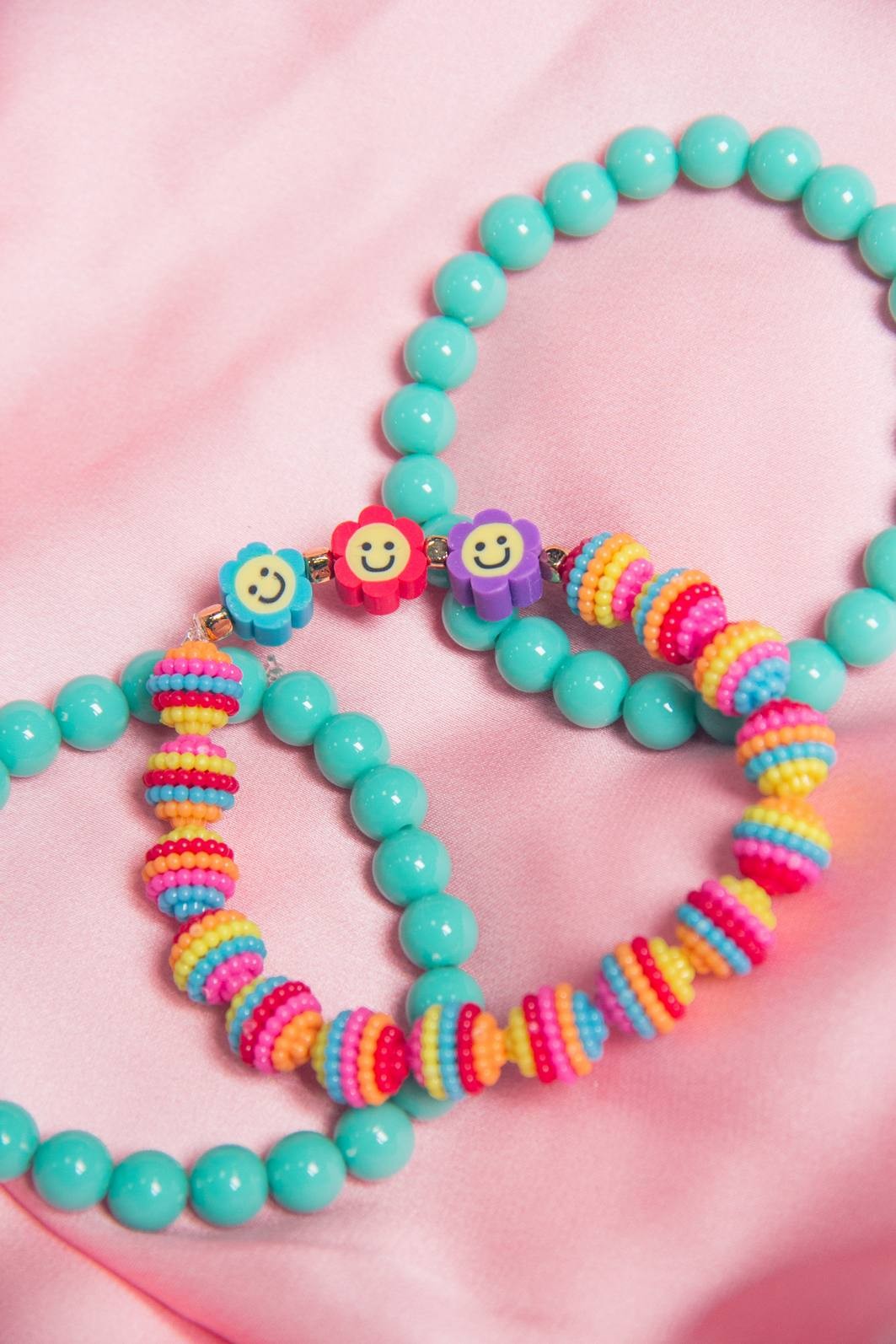 MIX 3 PULSEIRAS MIÇANGAS COLORIDAS