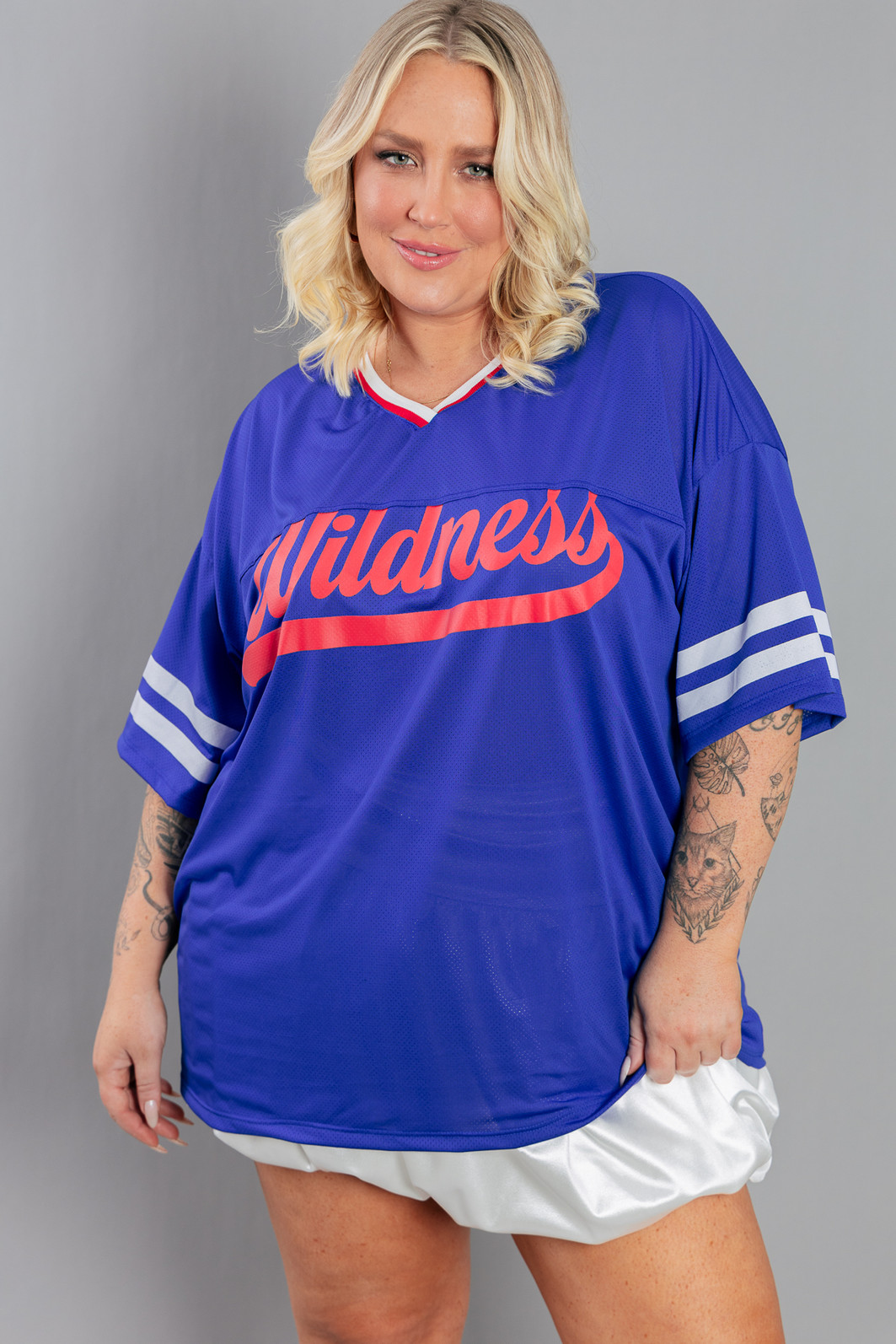 T-SHIRT ESPORTIVA MALHA FIT AZUL WILDNESS