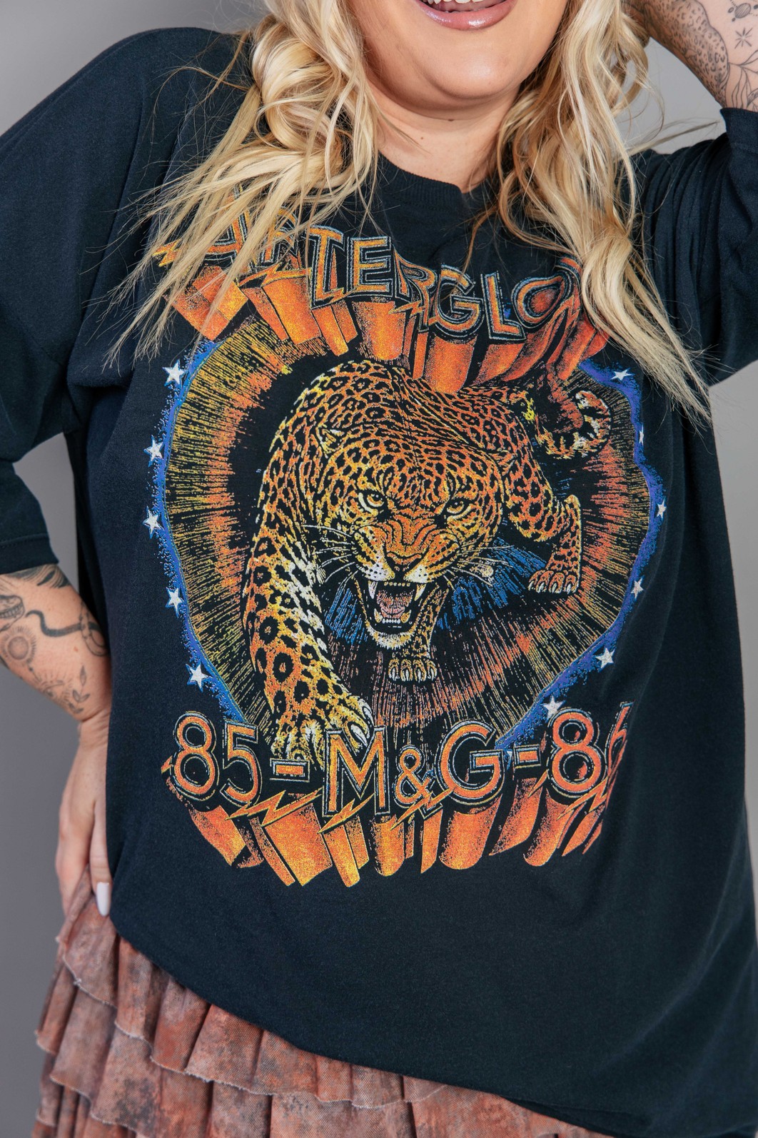 CAMISETA T-SHIRT OVERSIZED ESTONADA PRETA AFTERGLOW CAMISETA T-SHIRT OVERSIZED ESTONADA PRETA AFTERGLOW