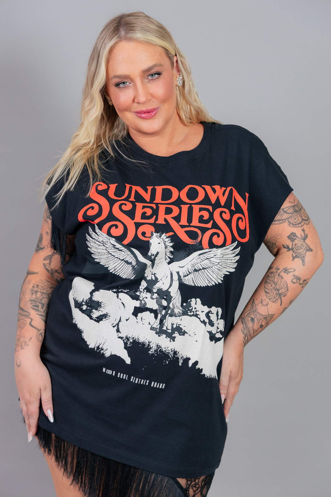 MACHÃO OVERSIZED PRETA SUNDOWN