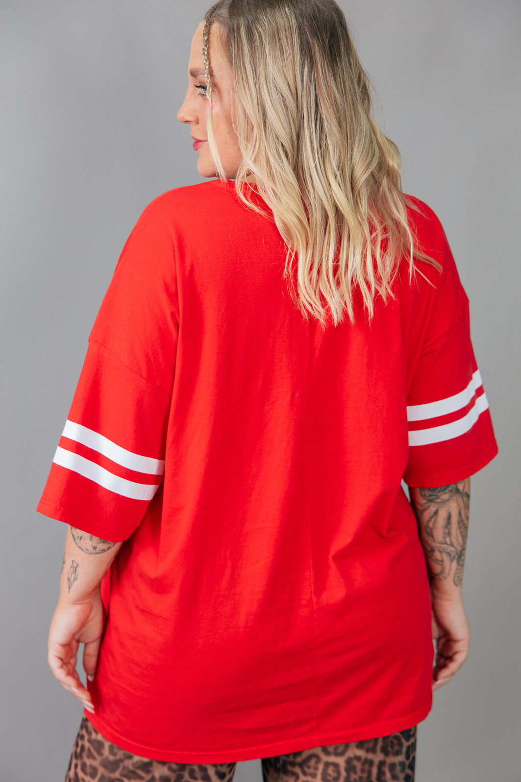 T-SHIRT OVERSIZED VERMELHA CHAMPION T-SHIRT OVERSIZED VERMELHA CHAMPION