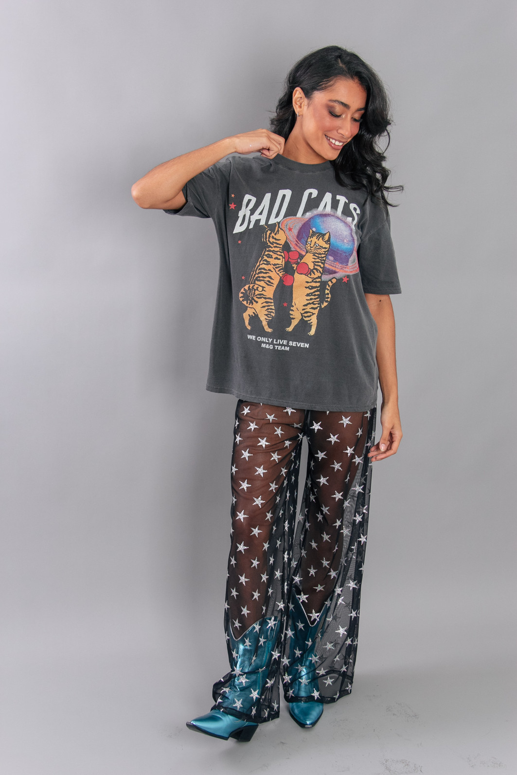 CAMISETA T-SHIRT VINTAGE CHUMBO BAD CATS CAMISETA T-SHIRT VINTAGE CHUMBO BAD CATS