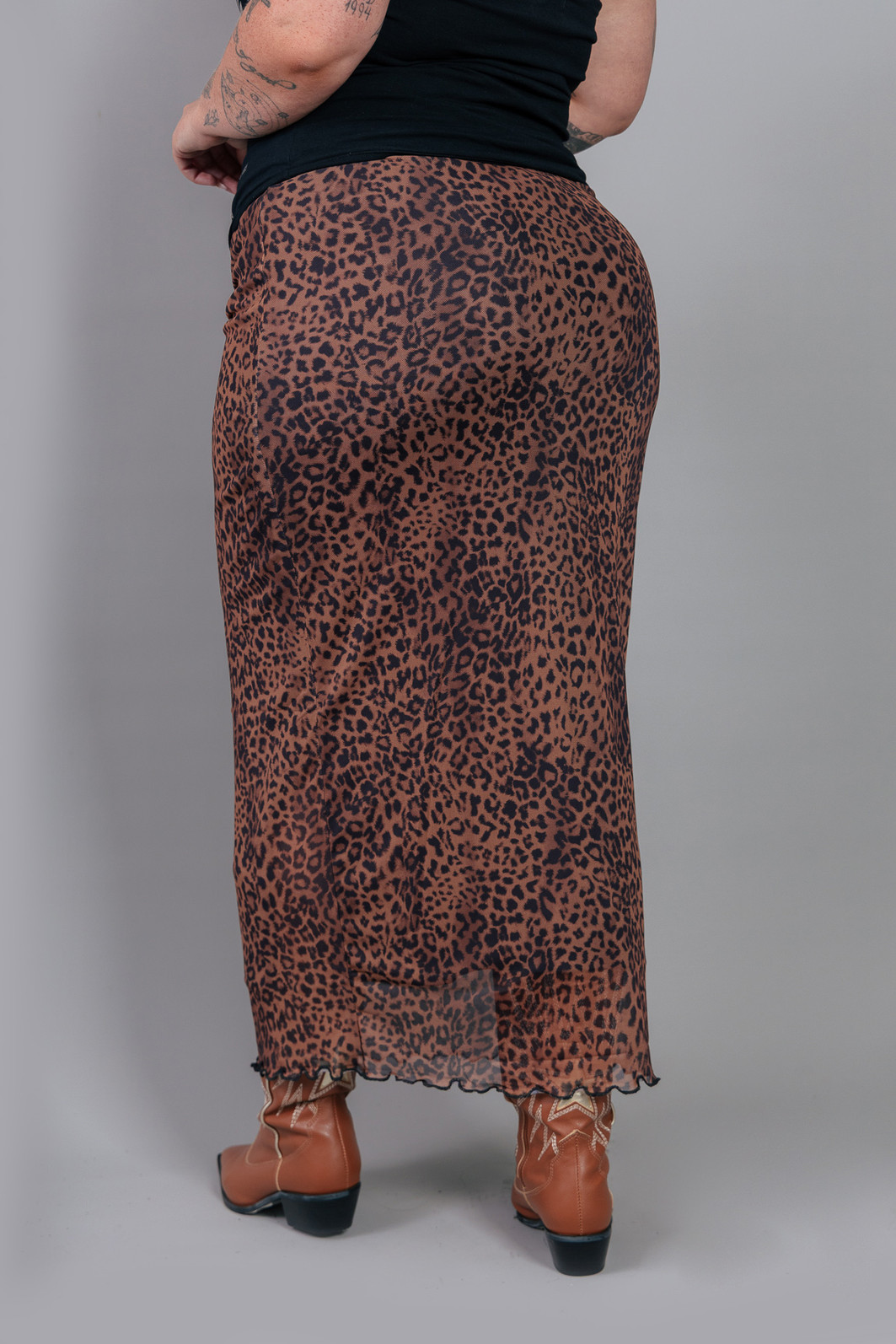 SAIA MIDI TULE DE ONCINHA SAIA MIDI TULE DE ONCINHA