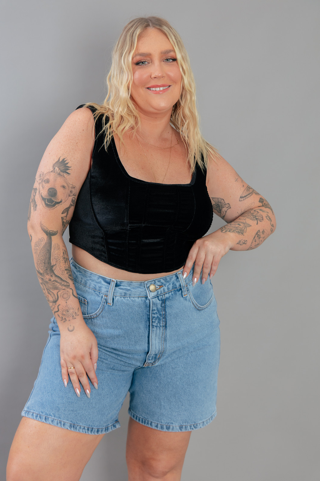 BERMUDA MOM JEANS VINTAGE BERMUDA MOM JEANS VINTAGE