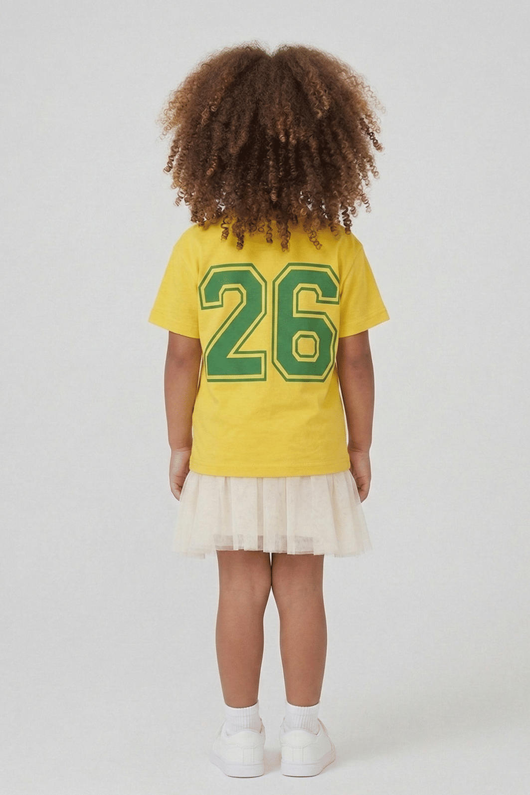 T-SHIRT INFANTIL AMARELA BRASIL T-SHIRT INFANTIL AMARELA BRASIL