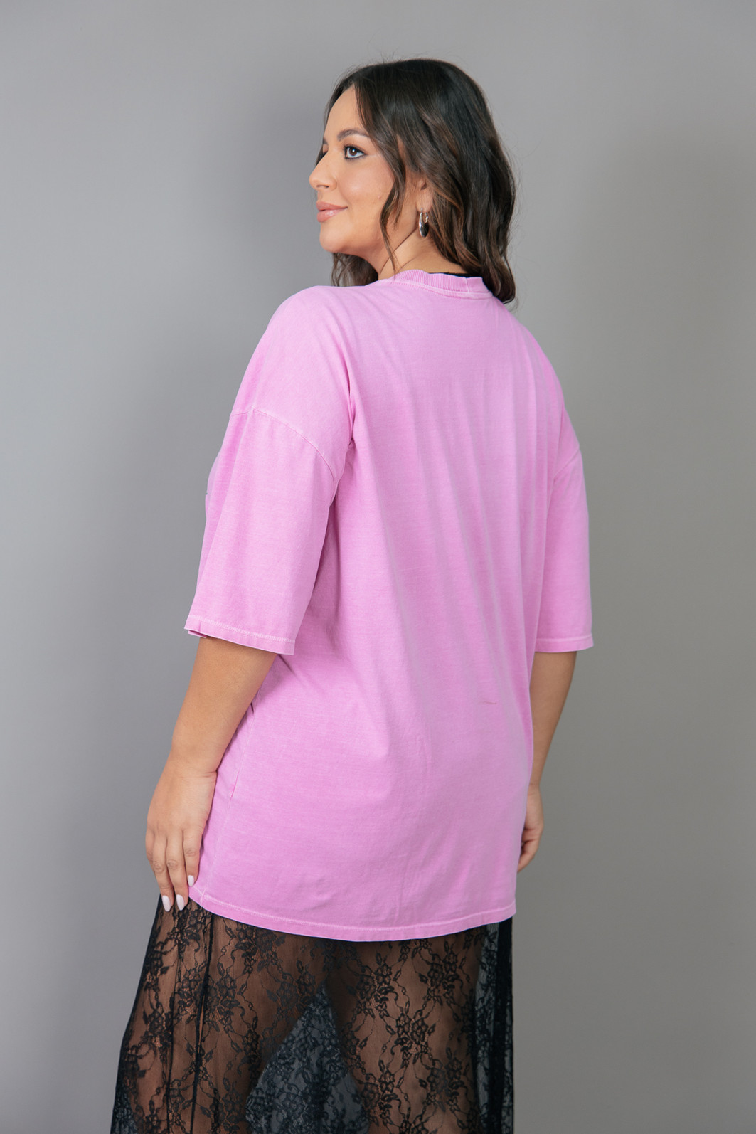 T-SHIRT VINTAGE ROSA ROCK'N'ROLL