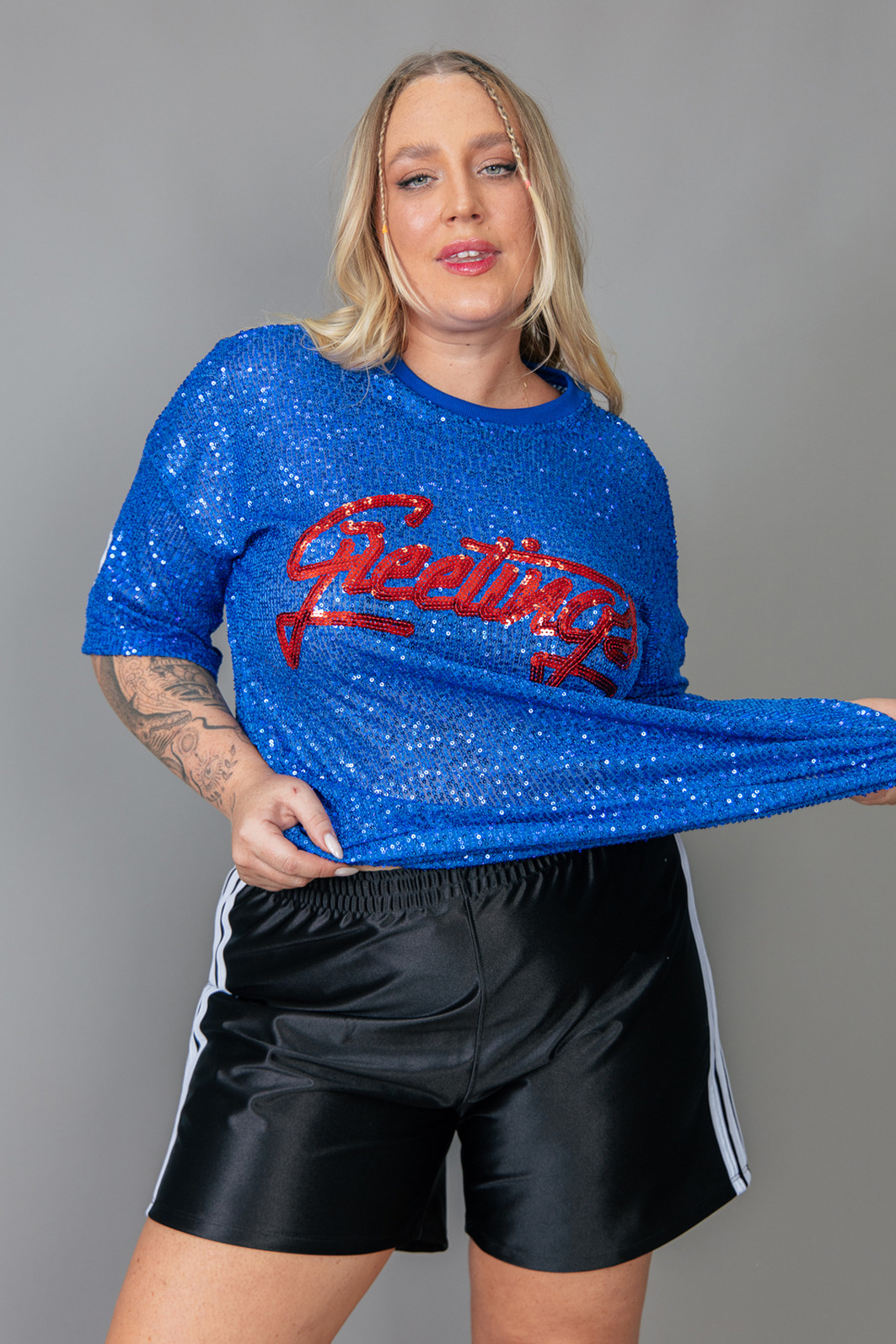 BERMUDA SPORT PRETA COM LISTRAS BERMUDA SPORT PRETA COM LISTRAS