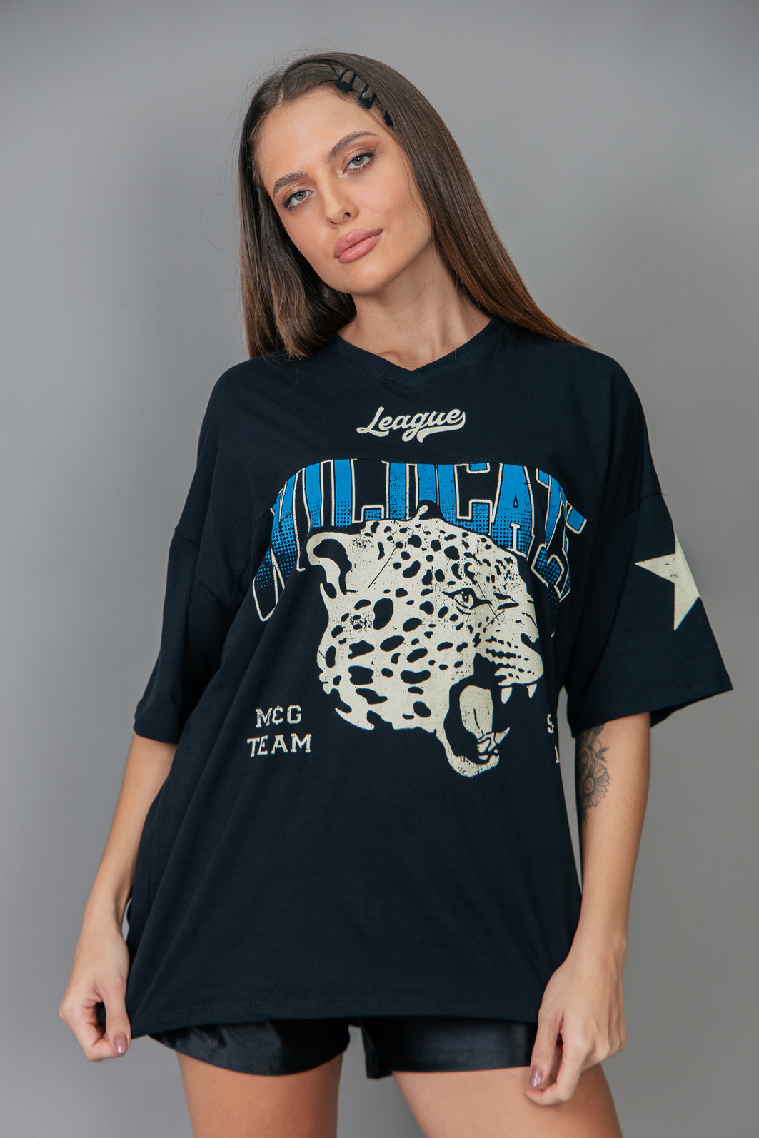 T-SHIRT OVERSIZED ESPORTIVA WILDCATS T-SHIRT OVERSIZED ESPORTIVA WILDCATS