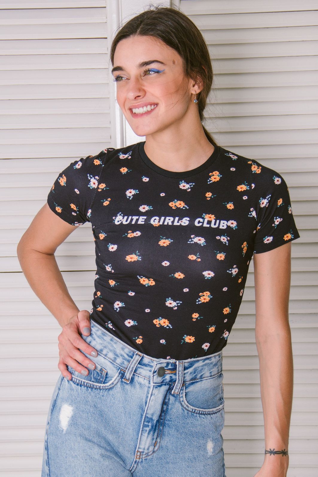 BLUSA FLORAL LIBERTY CUTE CLUB