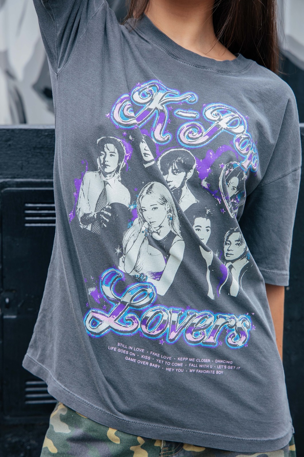 CAMISETA T-SHIRT VINTAGE CHUMBO K-POP LOVERS