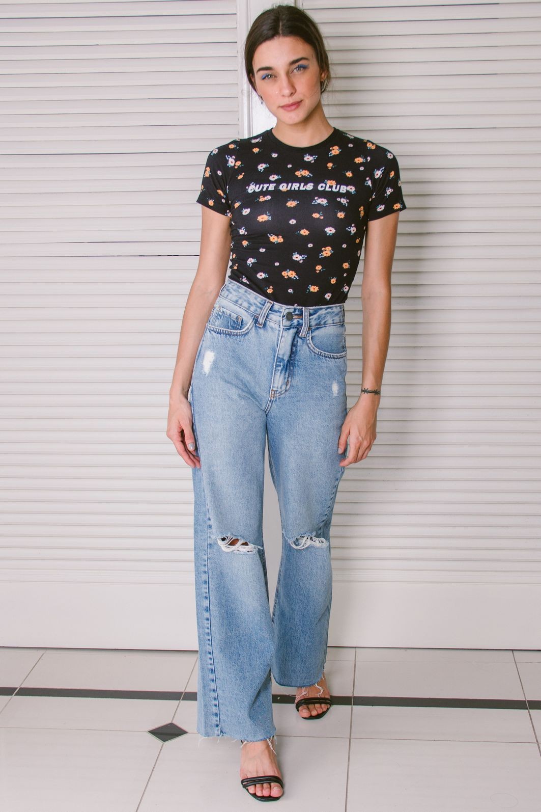 BLUSA FLORAL LIBERTY CUTE CLUB