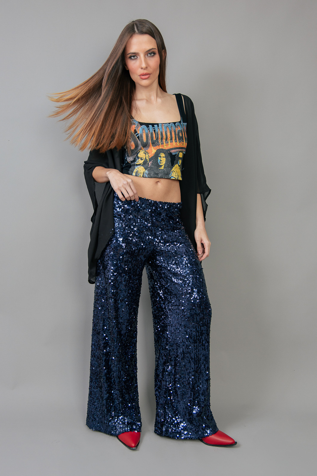 TOP DE COTON PRETO SOULMATE TOP DE COTON PRETO SOULMATE