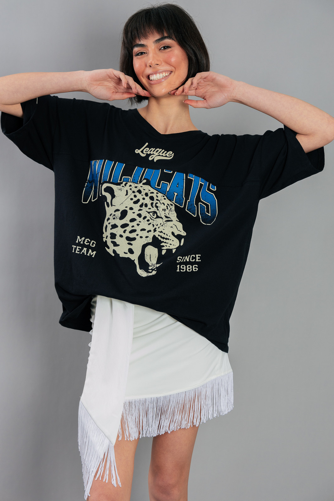 SAIA CREPE COM FRANJAS OFF WHITE SAIA CREPE COM FRANJAS OFF WHITE