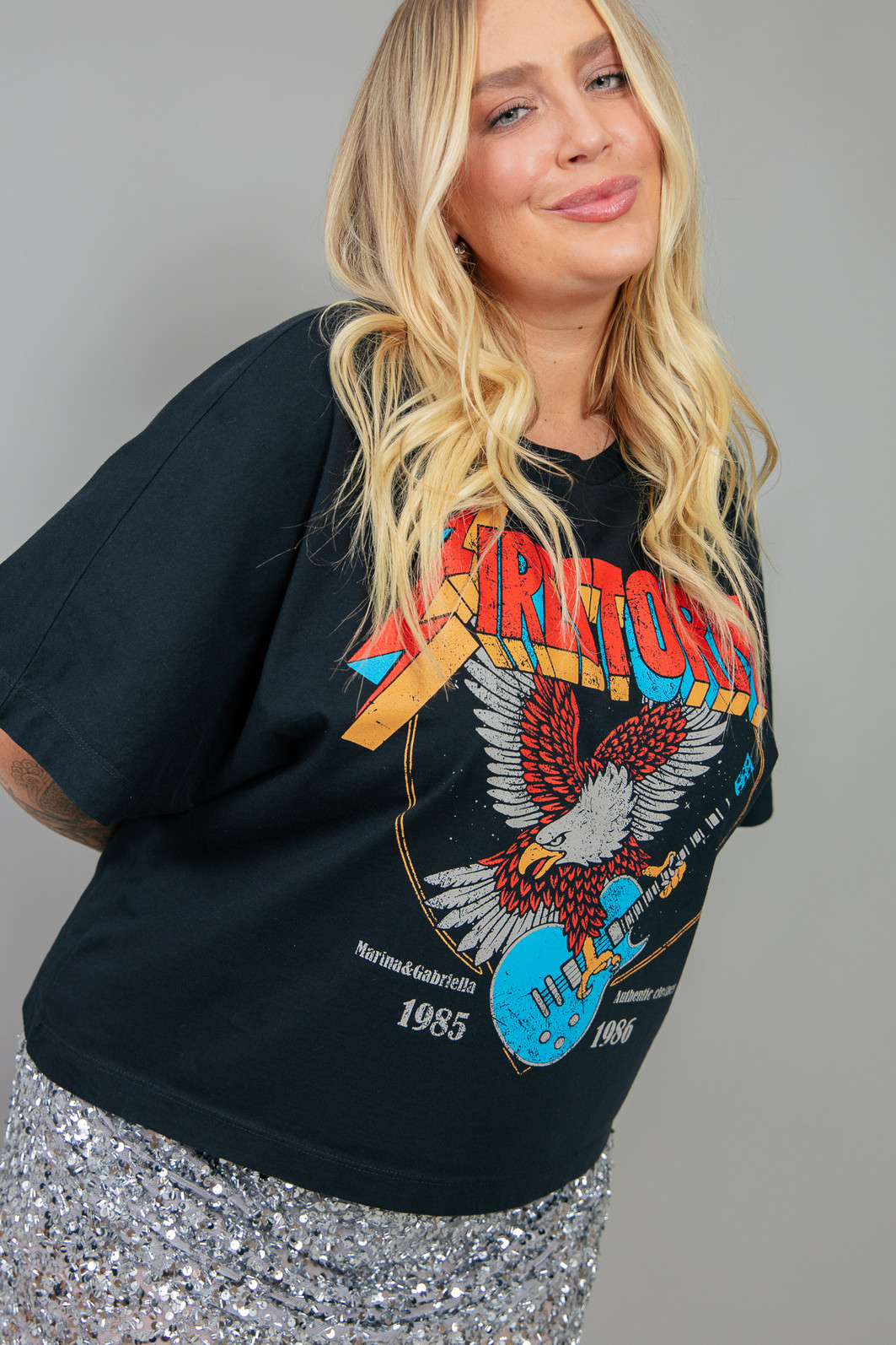 CAMISETA T-SHIRT FULLFIT PRETA FIRESTORM