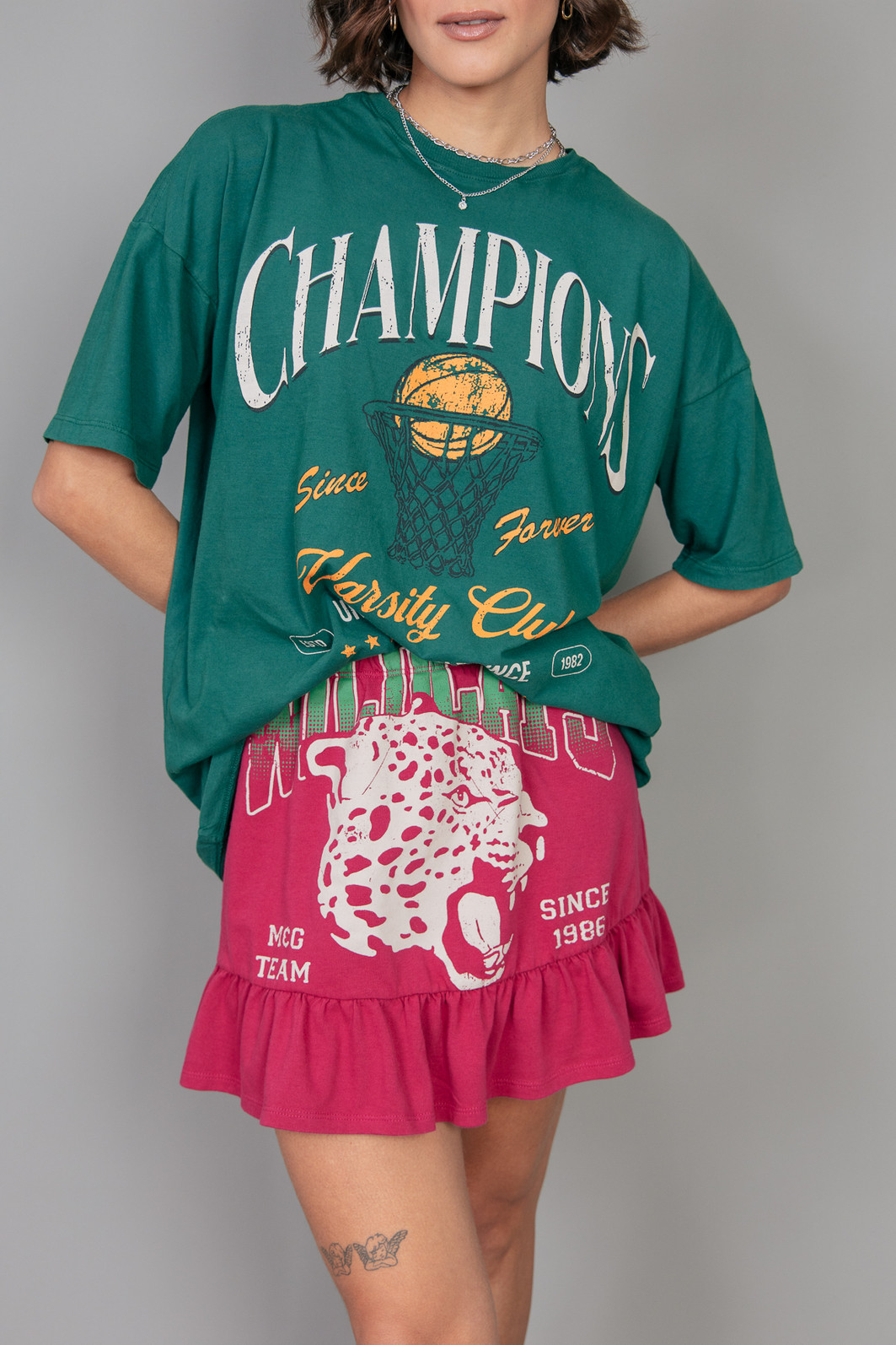 SAIA DE BABADINHO DE MALHA BORGONHA WILDCATS