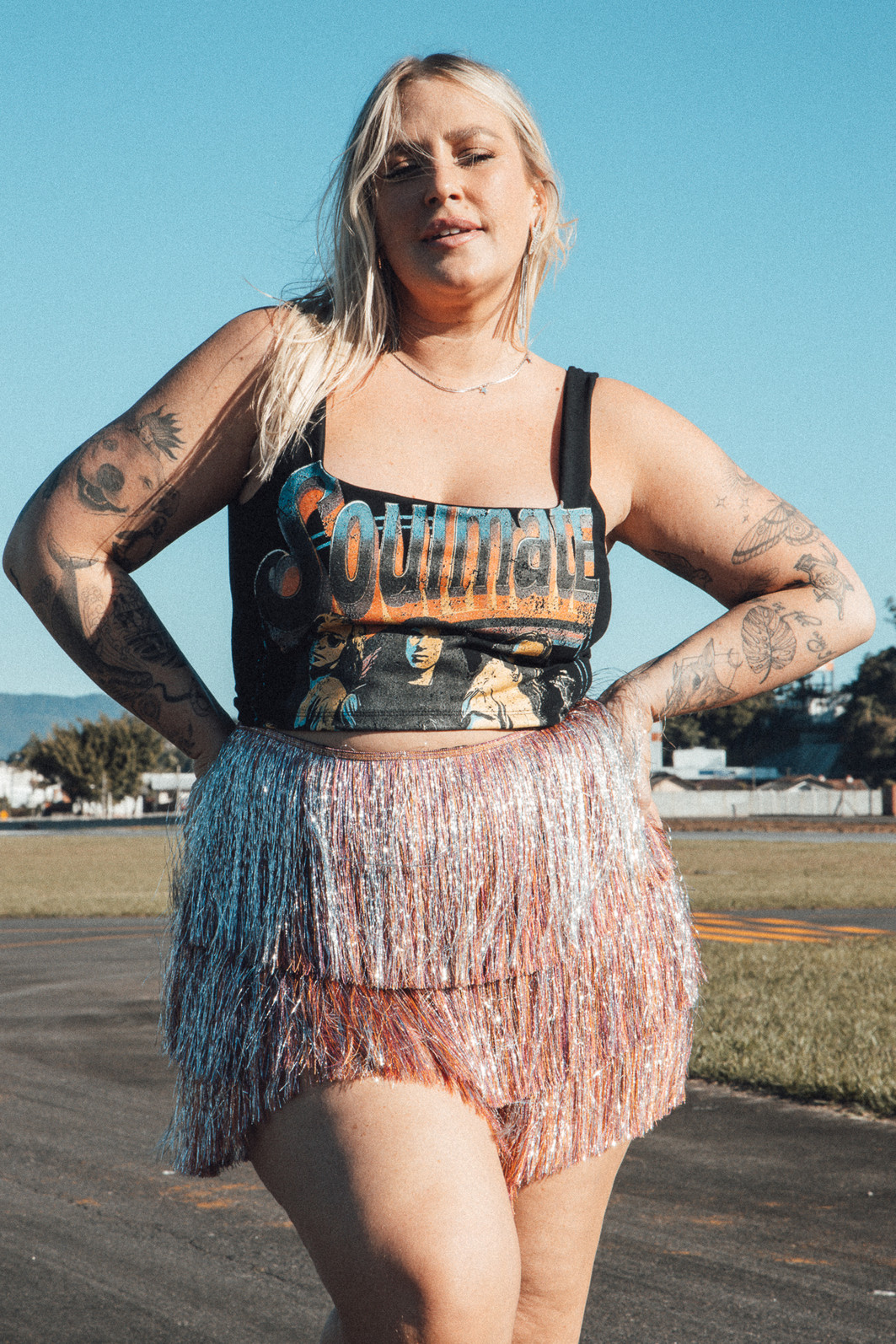 TOP DE COTON PRETO SOULMATE TOP DE COTON PRETO SOULMATE