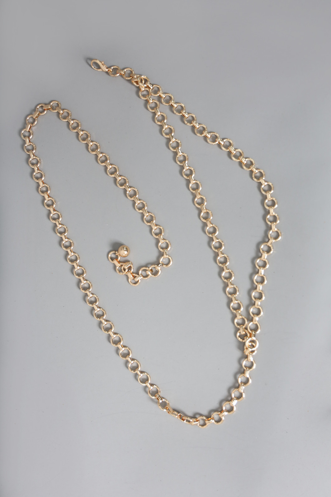 CINTO CORRENTE DUPLA COM ARGOLAS DOURADO CINTO CORRENTE DUPLA COM ARGOLAS DOURADO