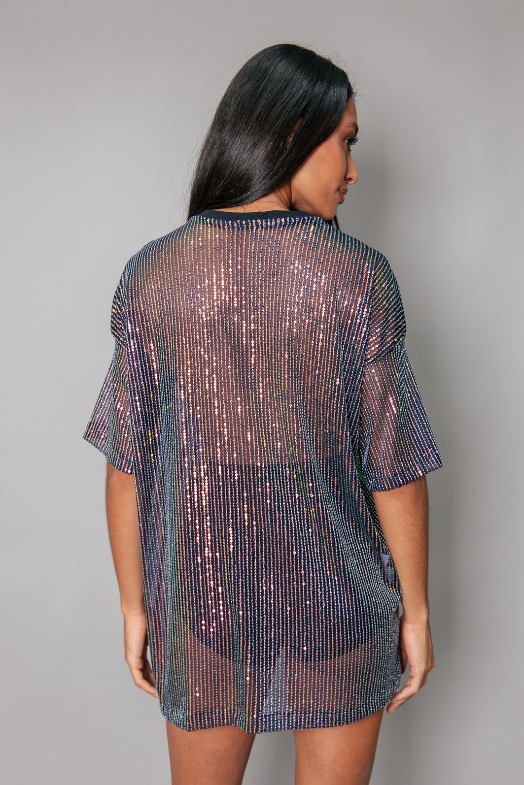 T-SHIRT OVERSIZED DE DE PAETÊS FURTACOR ANGEL T-SHIRT OVERSIZED DE DE PAETÊS FURTACOR ANGEL