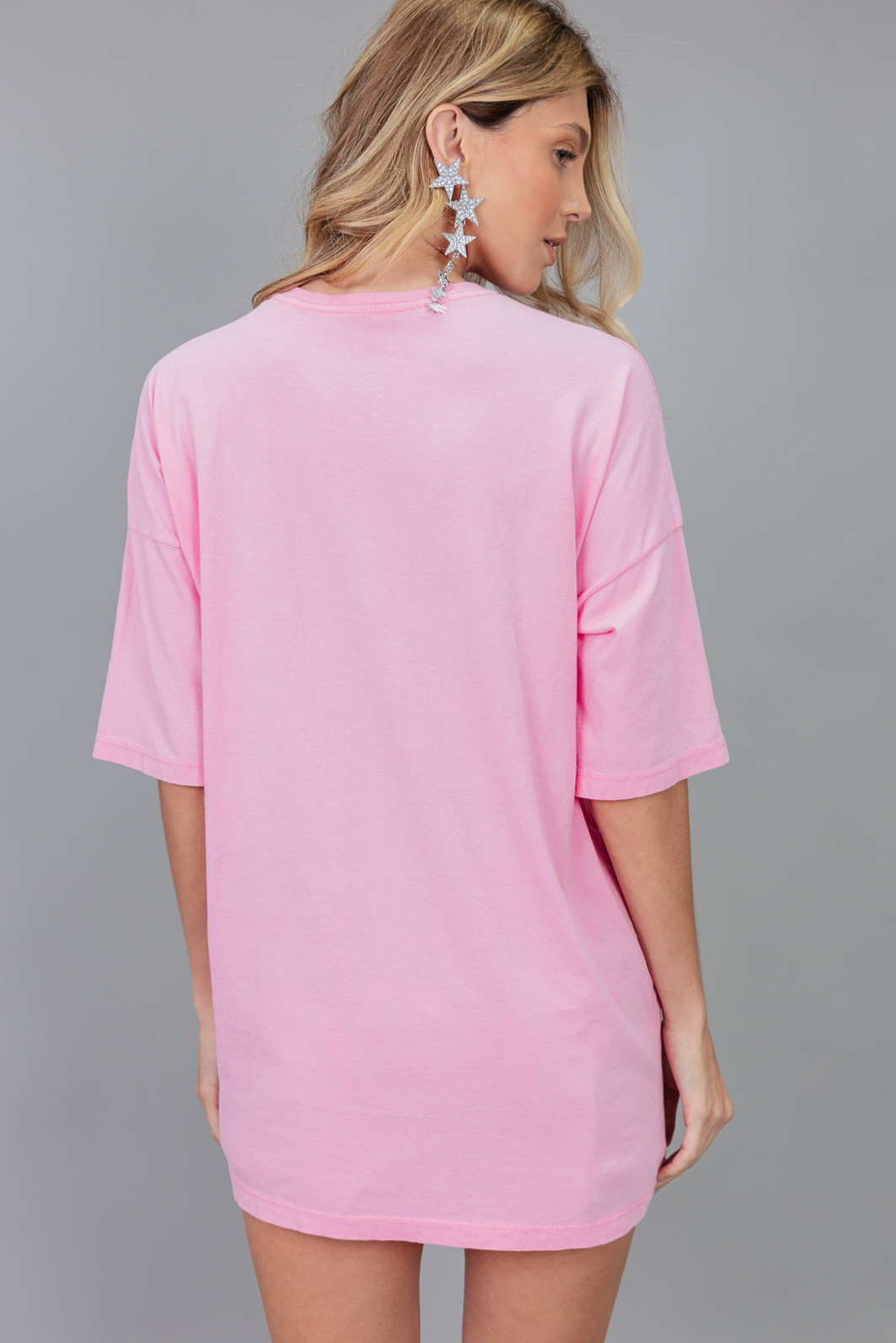 CAMISETA T-SHIRT OVERSIZED ROSA RULER CAMISETA T-SHIRT OVERSIZED ROSA RULER