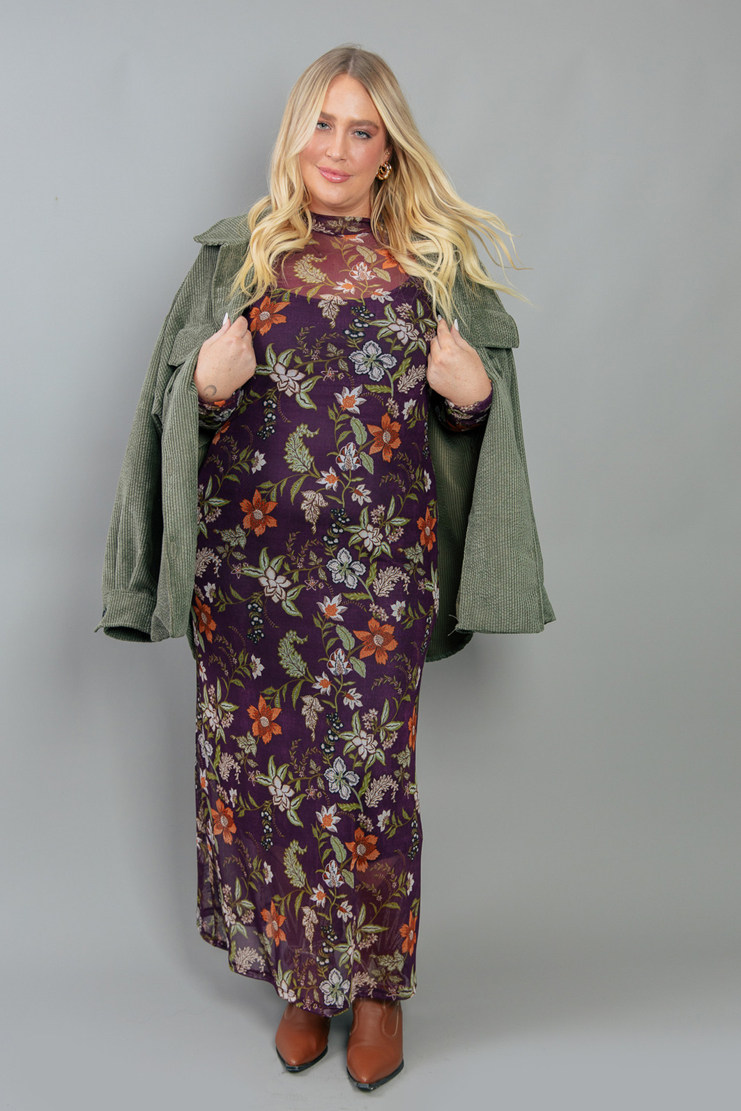 JAQUETA OVERSIZED DE COTELÊ VERDE