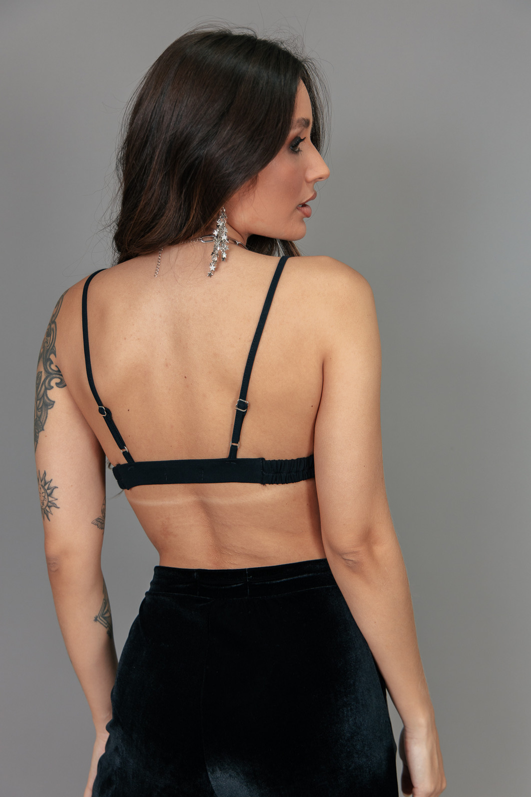 TOP DE COTTON PRETO BÁSICO TOP DE COTTON PRETO BÁSICO