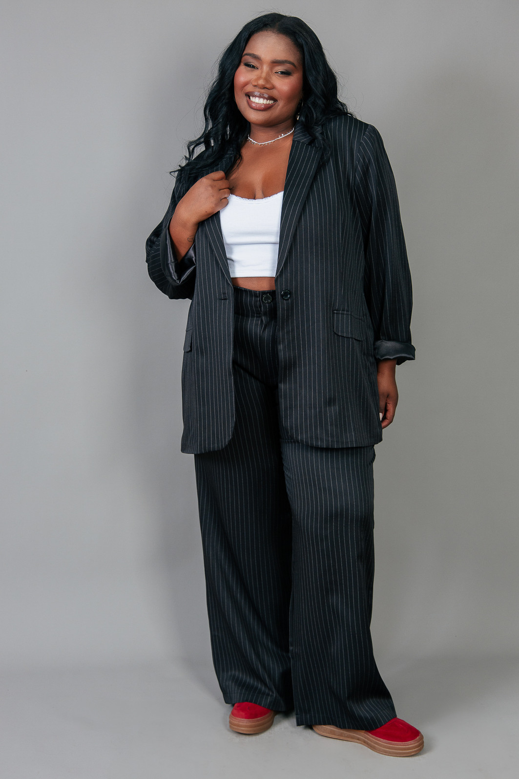 CALÇA ALFAIATARIA RISCA DE GIZ