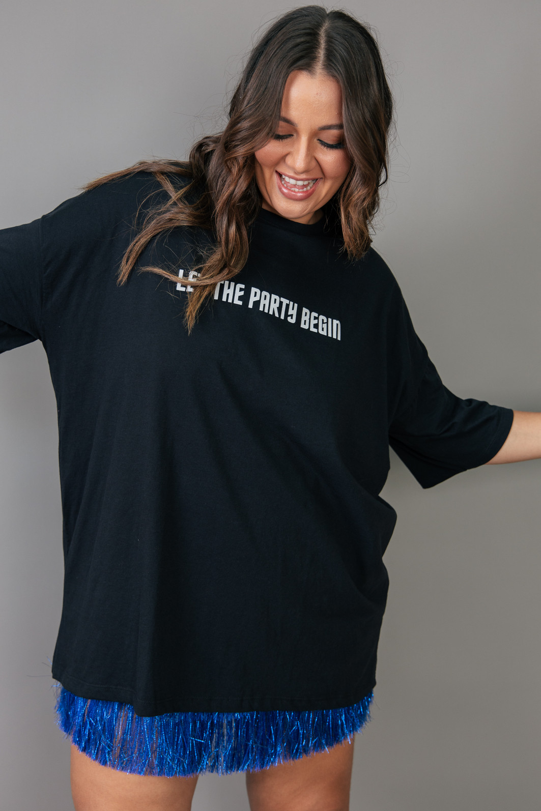 T-SHIRT OVERSIZED PRETA FIREHEART